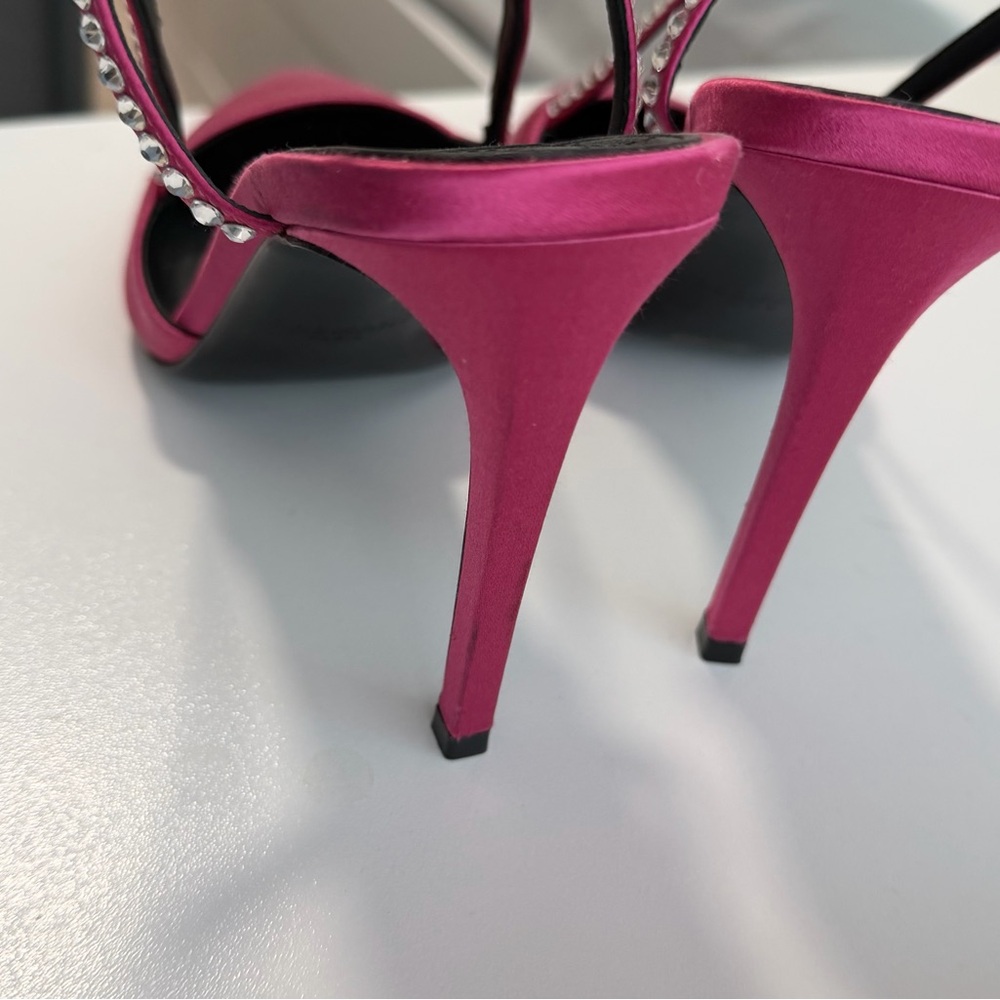 Pink Balmain studded heels size 39 - Picture 2 of 3
